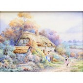 A Lynton porcelain plaque, lat