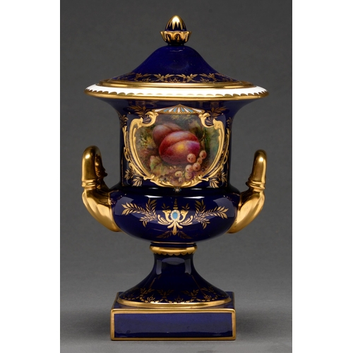 A Lynton vase and cover, late