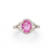 A MADAGASCAR PINK SAPPHIRE, DI