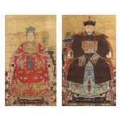 A MAGNIFICENT PAIR OF CHINESE
