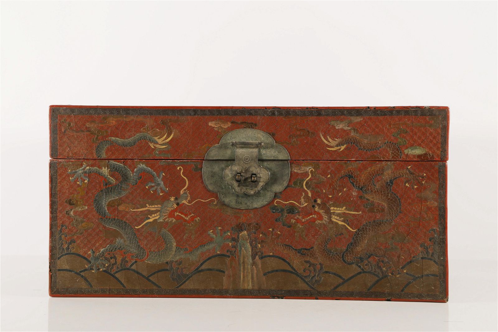 A MAGNIFICENT POLYCHROME LACQUER
