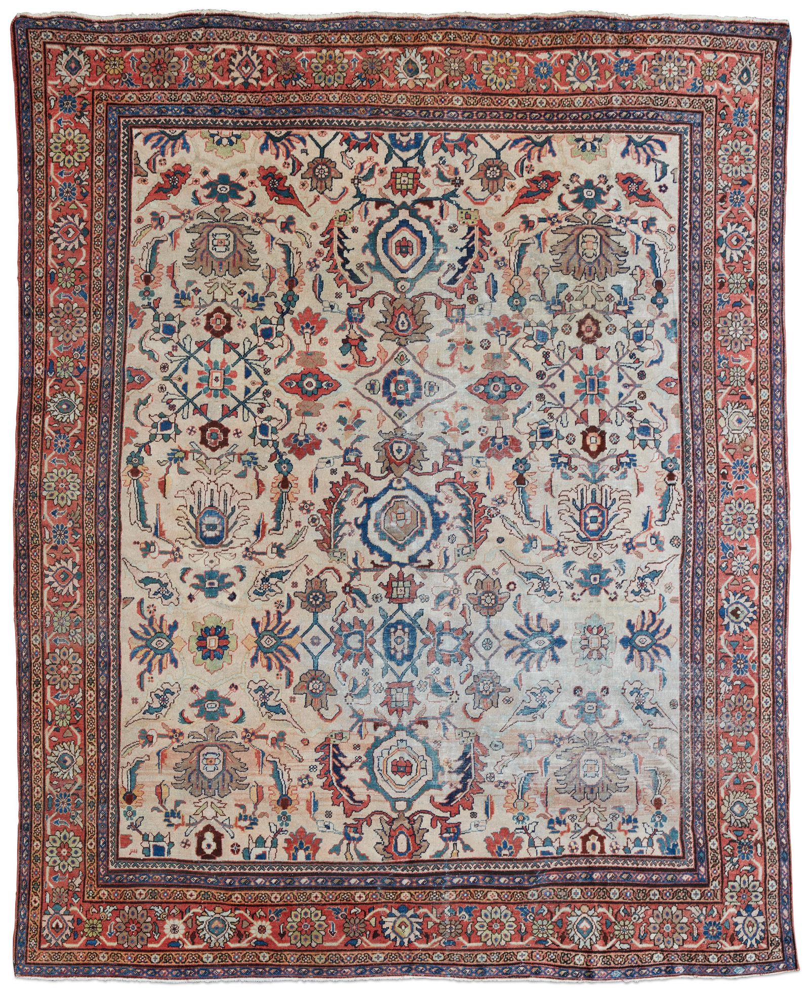 A MAHAL CARPET, WEST PERSIAA