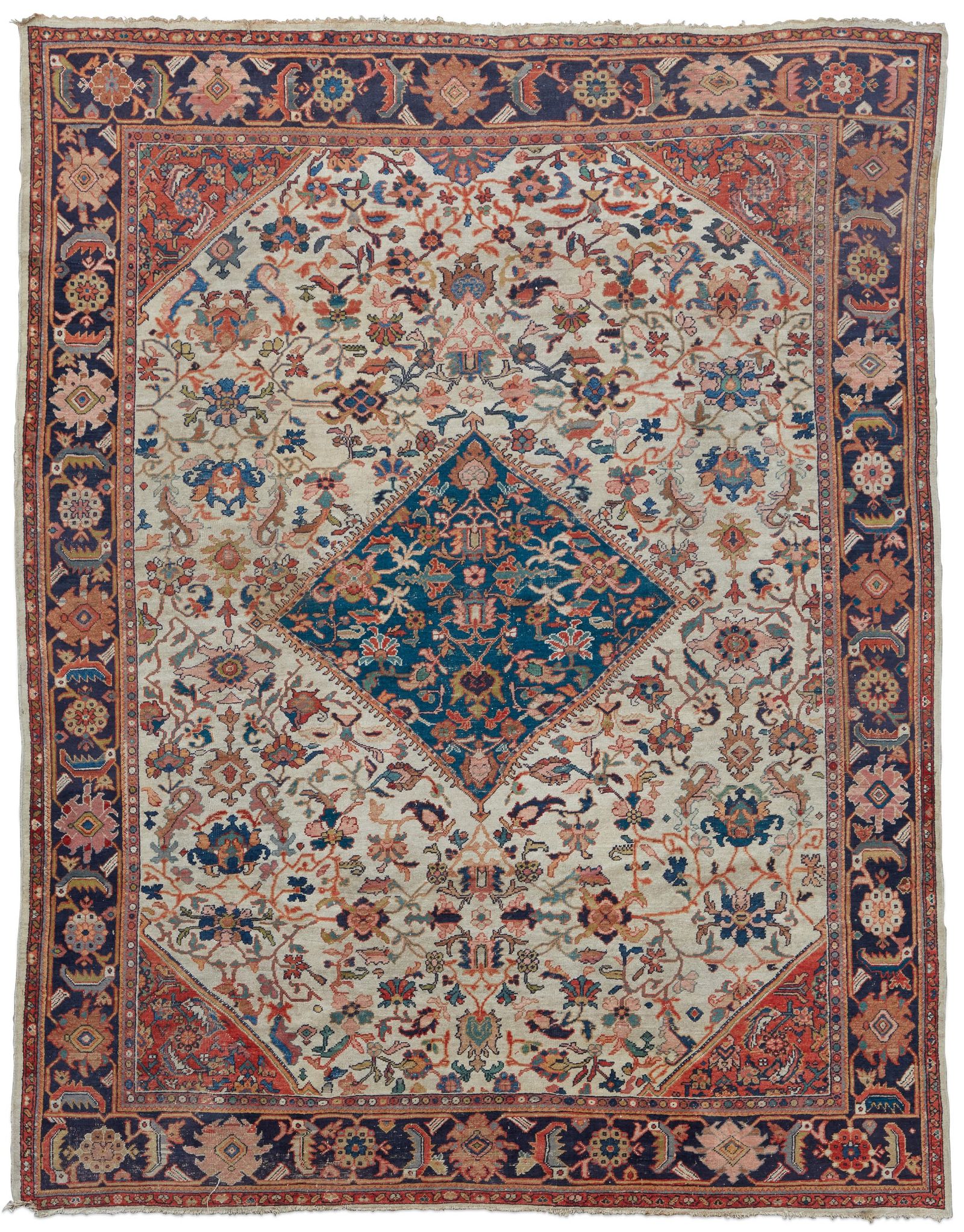 A MAHAL CARPET, WEST PERSIAA