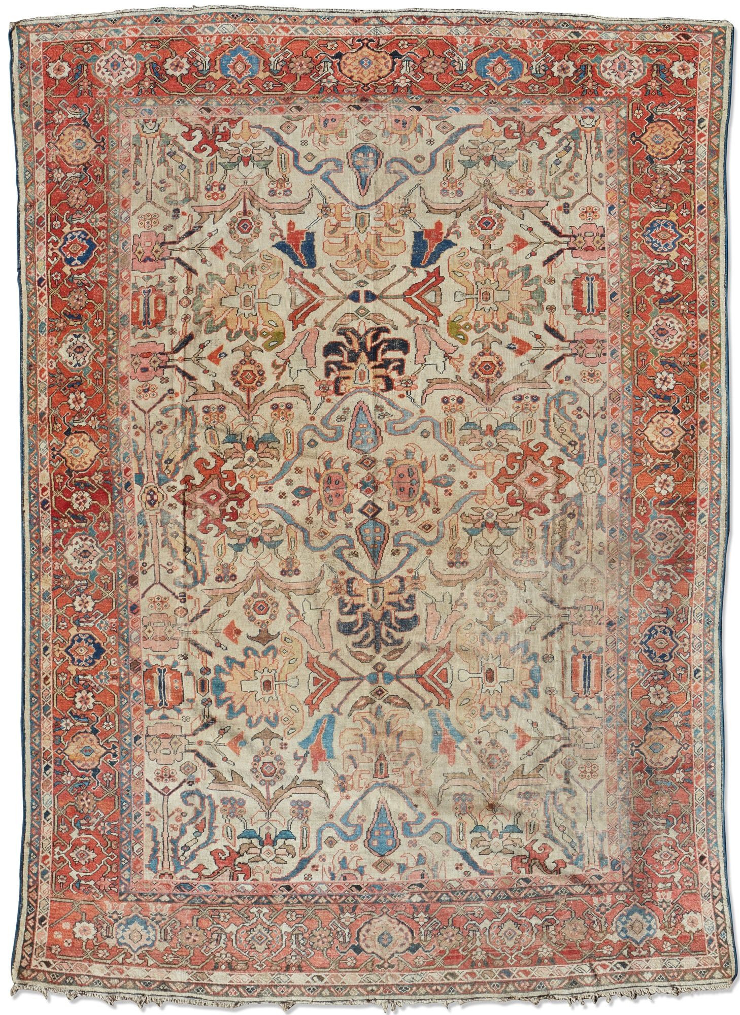 A MAHAL CARPET, WEST PERSIAA