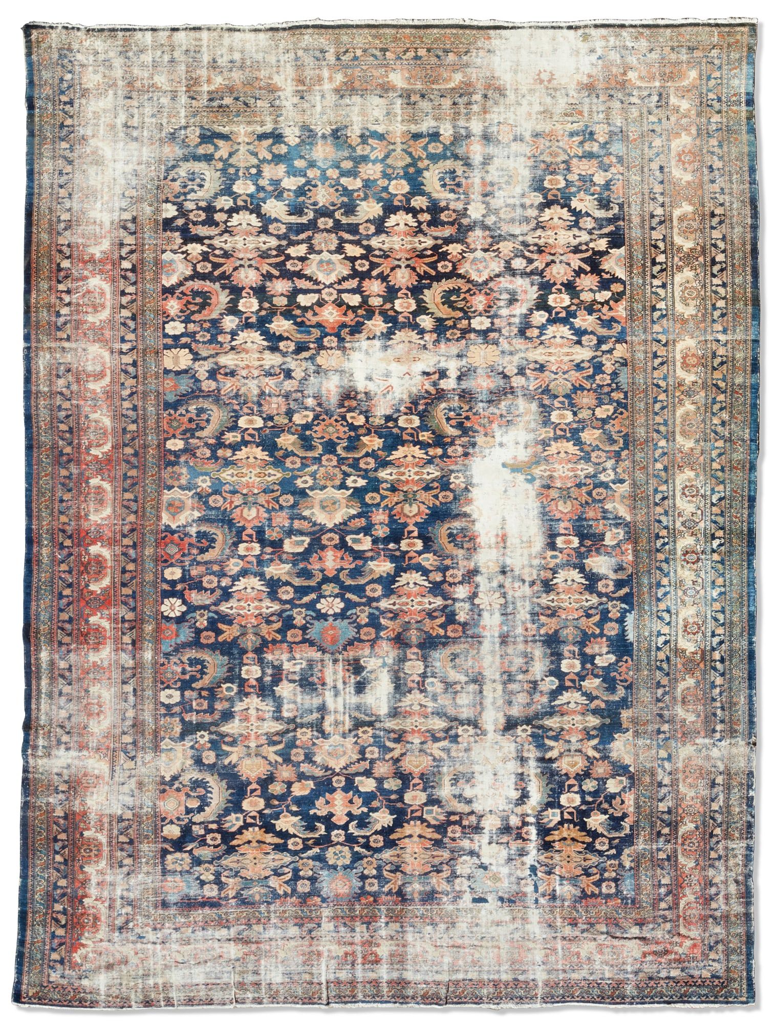 A MAHAL CARPET, WEST PERSIAA
