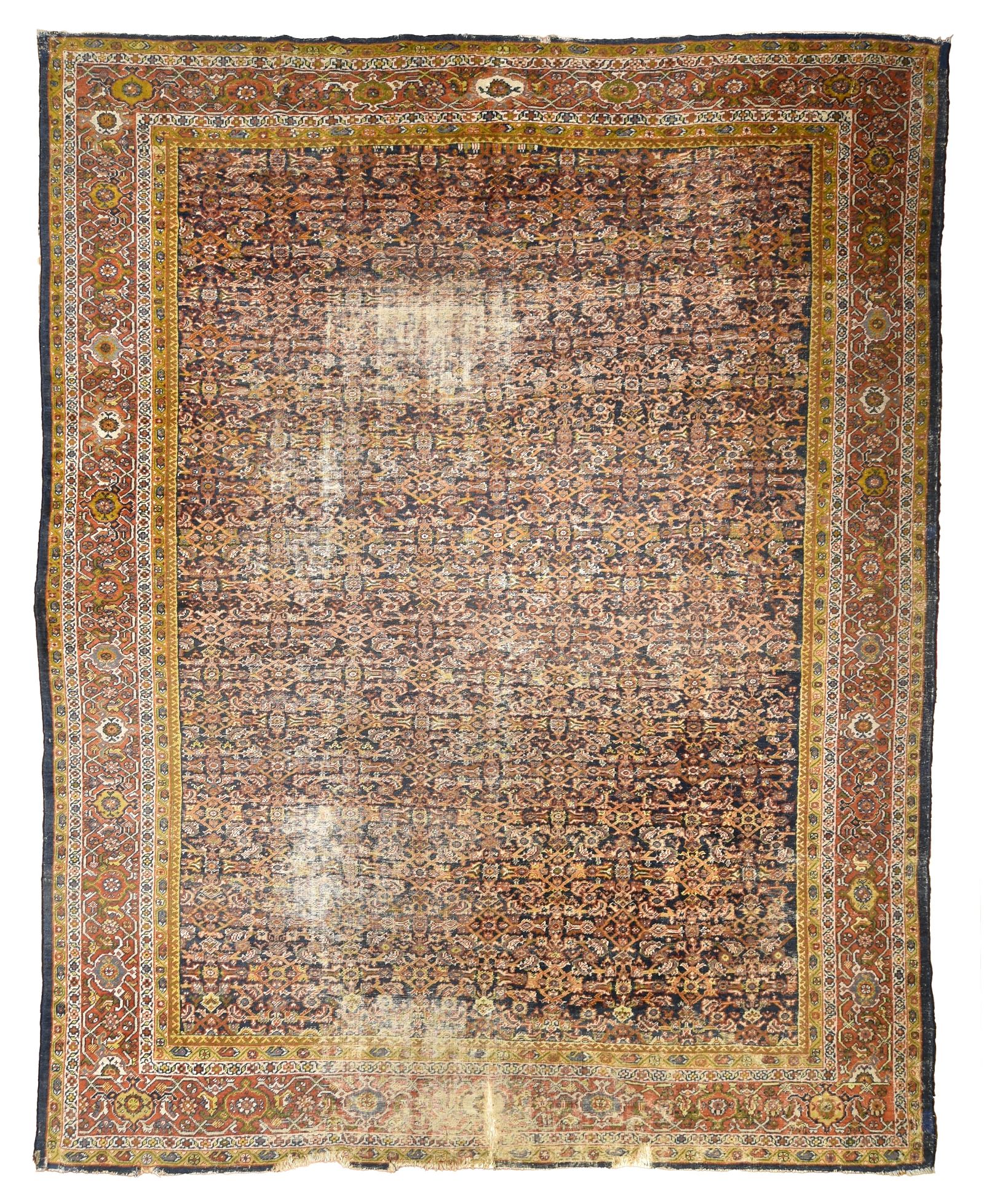A MAHAL CARPET, WEST PERSIAA