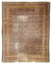 A MAHAL CARPET, WEST PERSIAA M