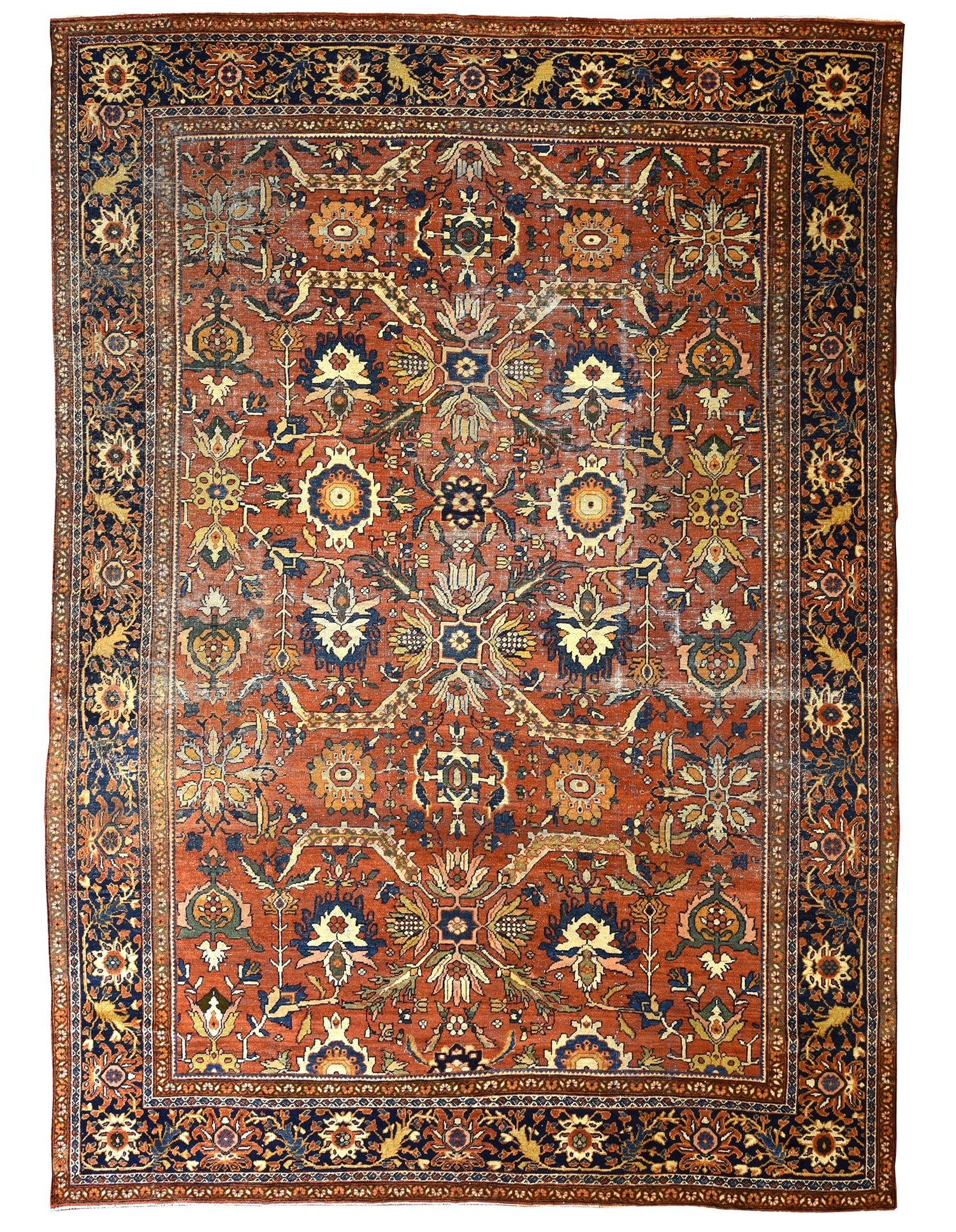 A MAHAL CARPET, WEST PERSIAA