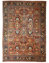 A MAHAL CARPET, WEST PERSIAA M