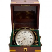 A Mahogany and Brass Mounted T