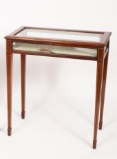 A mahogany bijouterie table, s