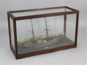 A mahogany cased model of a 19