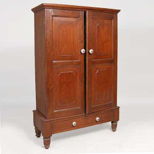 A Mahogany Double Door Side