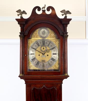 A mahogany eight-day longcase
