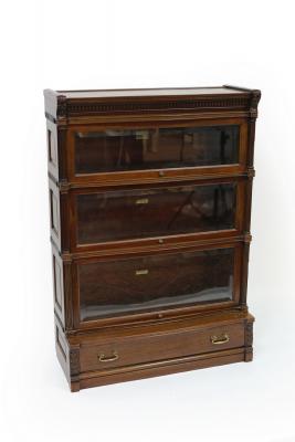 A mahogany Globe Wernicke bookcase,