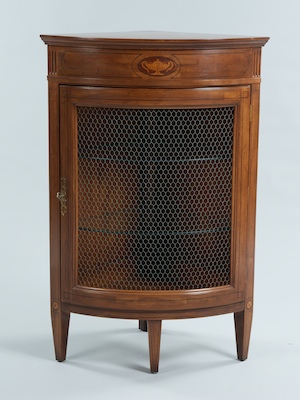 A Mahogany Inlay Decorated Wood