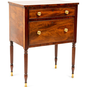 A Mahogany Nightstand American,
