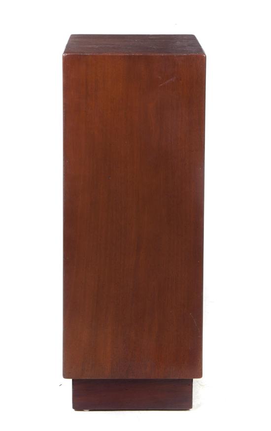 A Mahogany Pedestal of square