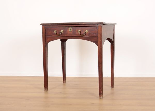A MAHOGANY SIDE TABLE 19th century,