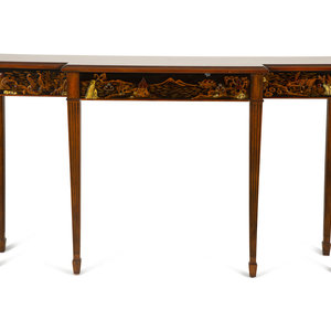 A Maitland Smith Mahogany Console