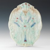 A Majolica Asparagus and Artic