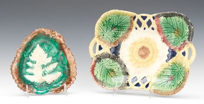 A Majolica Sunflower Double