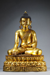 A MALA EMPIRE STYLE SHAKYAMUNI