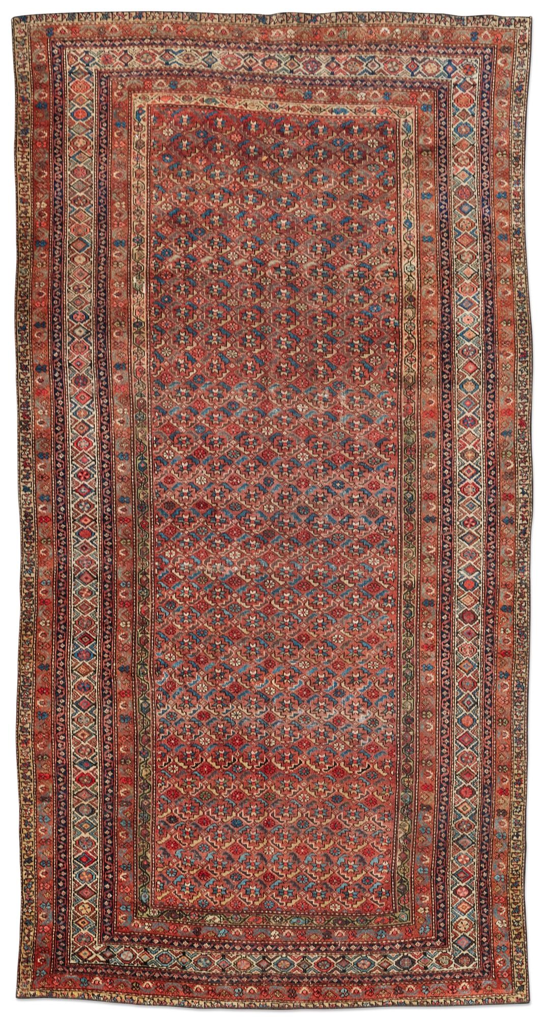 A MALAYER LONG CARPET, CENTRAL