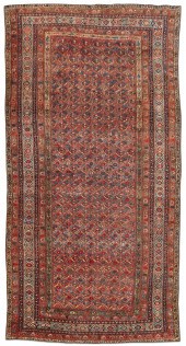 A MALAYER LONG CARPET, CENTRAL
