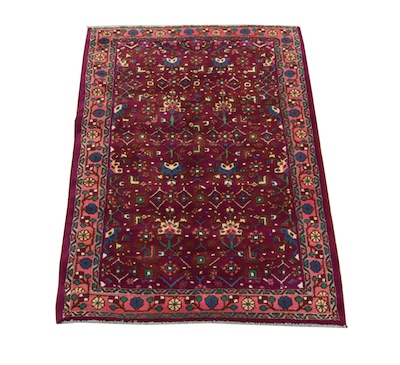 A Malayer Rug Busy geometric