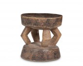 A MALIAN CARVED WOOD STOOLA Ma