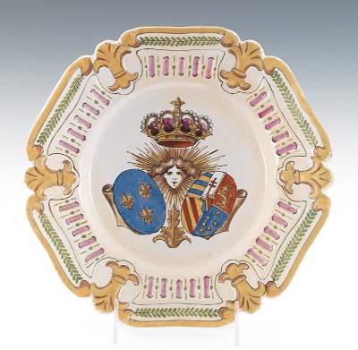 A Malicorne Faience Armorial