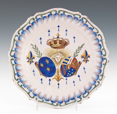 A Malicorne Faience Armorial