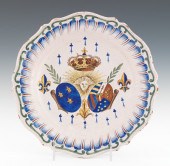 A Malicorne Faience Armorial P