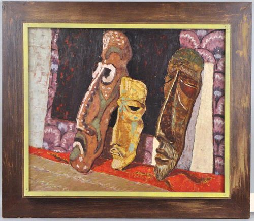 A. MANFRE, THREE MASKS, O/Min a