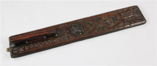 A mangle board Scandinavian 17th