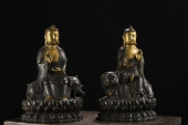 A 'MANJUSRI AND SAMANTABHADRA'