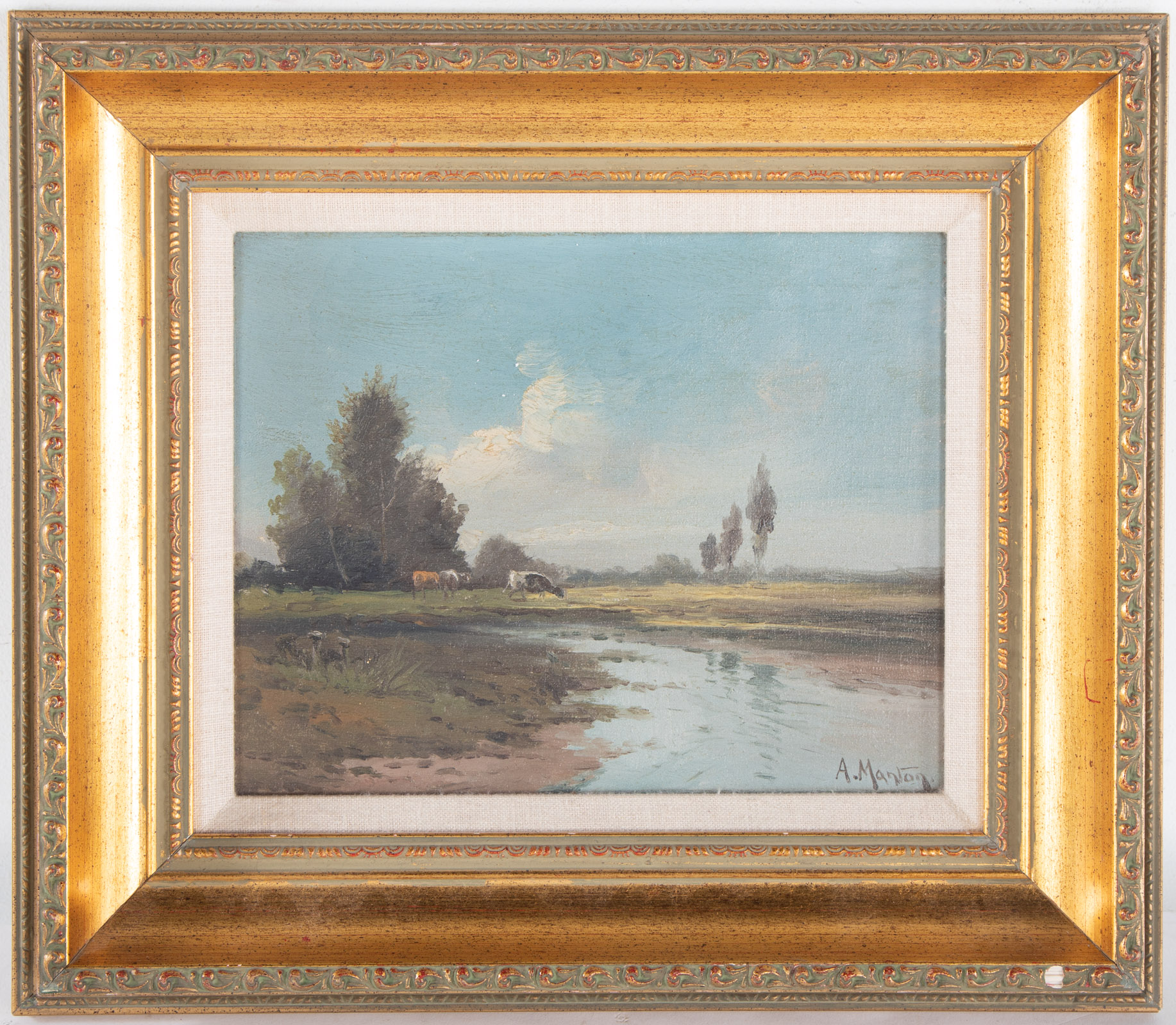 A. MANTON. CATTLE GRAZING IN