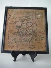 "A map of England and Wales" n