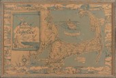 "A MAP OF INTERESTING CAPE COD