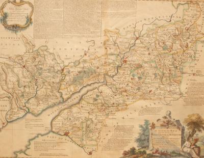 A map of the Counties of