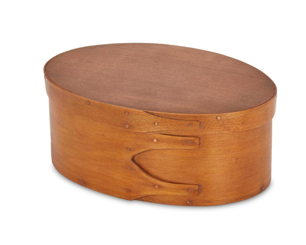 A MAPLE AND PINE BENTWOOD SHAKER