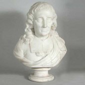 A Marble Bust of Poet John Mil