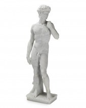 A MARBLE SCULPTURE AFTER MICHE