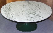 A marble topped coffee table i