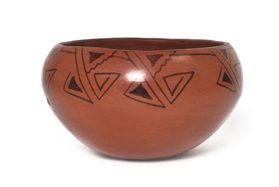 A Maricopa Redware Open Bowl