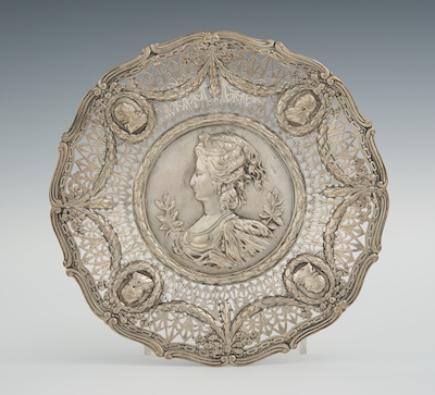 A Marked 800 Silver Repousse
