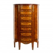 A MARQUETRY DECORATED LINGERIE