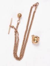A masonic orb pendant, gold co