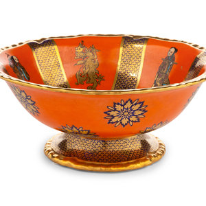 A Masons Ironstone Footed Bowl